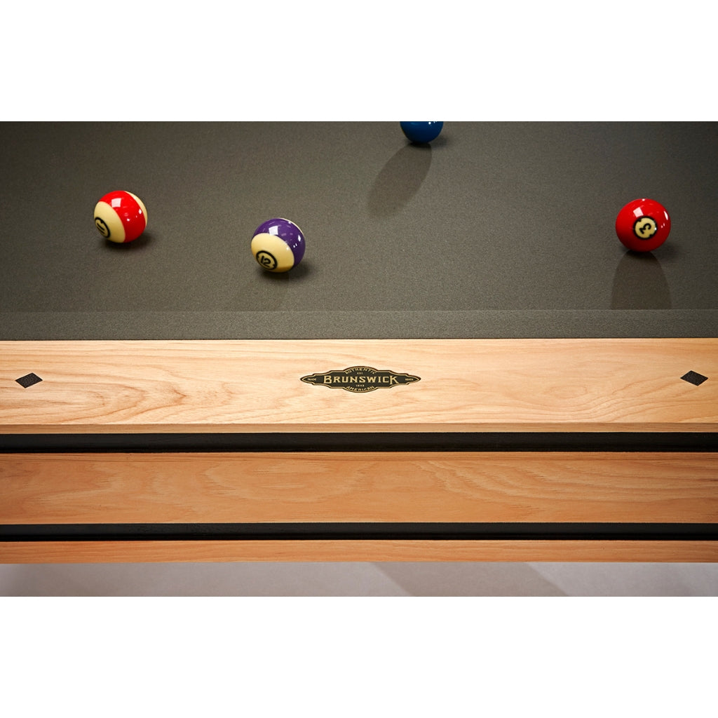 Brunswick Hickory Pool Table logo - Game Room Spot