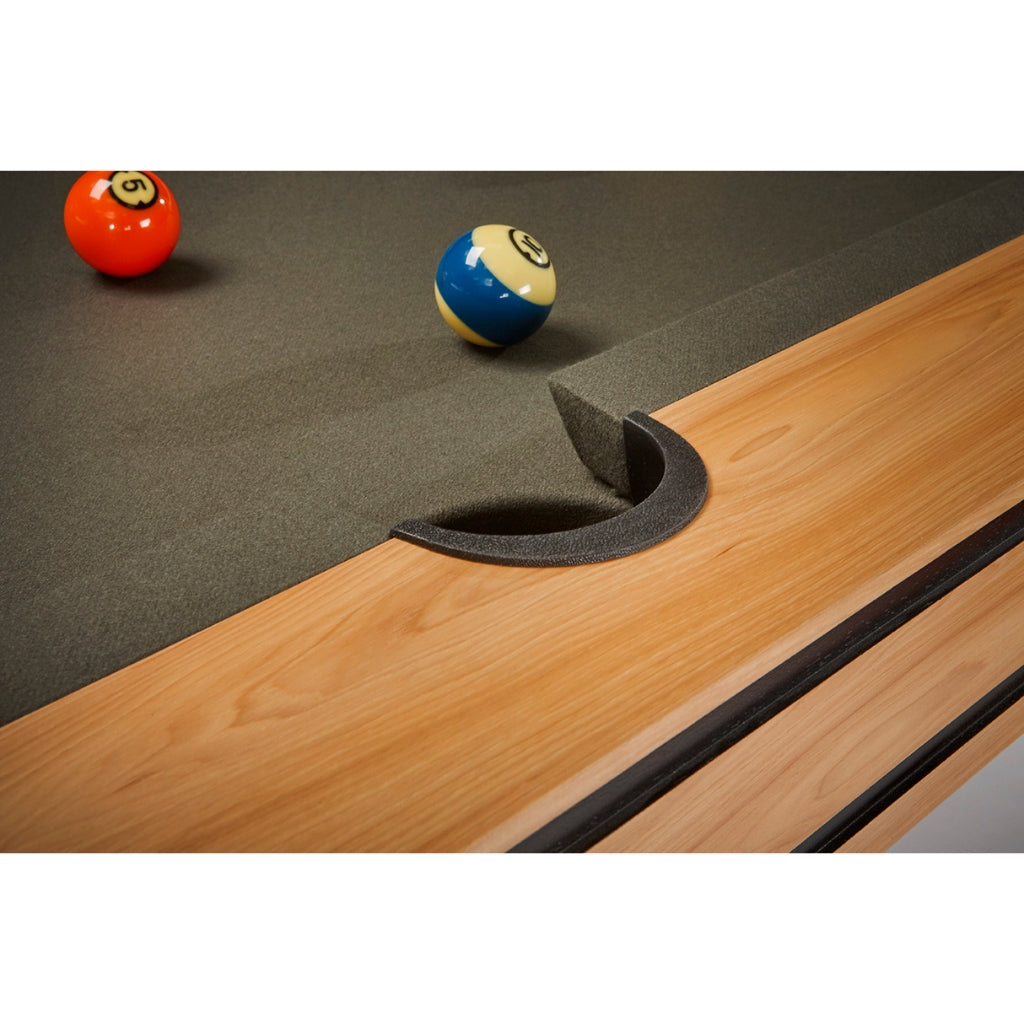 Brunswick Hickory Pool Table pocket - Game Room Spot