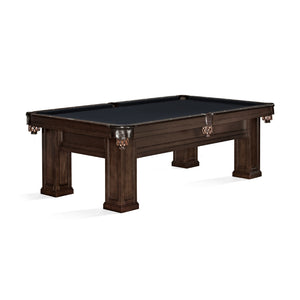Brunswick Oakland Pool Table in Ebony - Game Room Spot