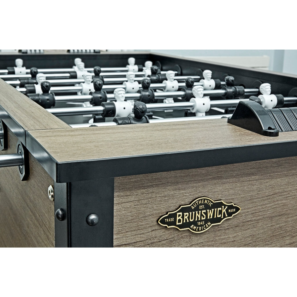 Brunswick Premier Foosball Table details - Game Room Spot