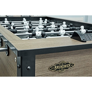 Brunswick Premier Foosball Table details - Game Room Spot