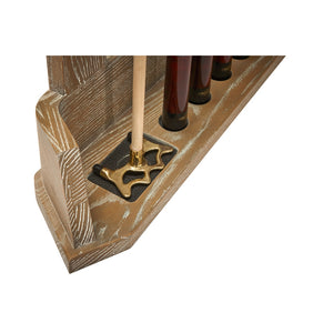 Brunswick Sagrada Cue Rack detail - Game Room Spot