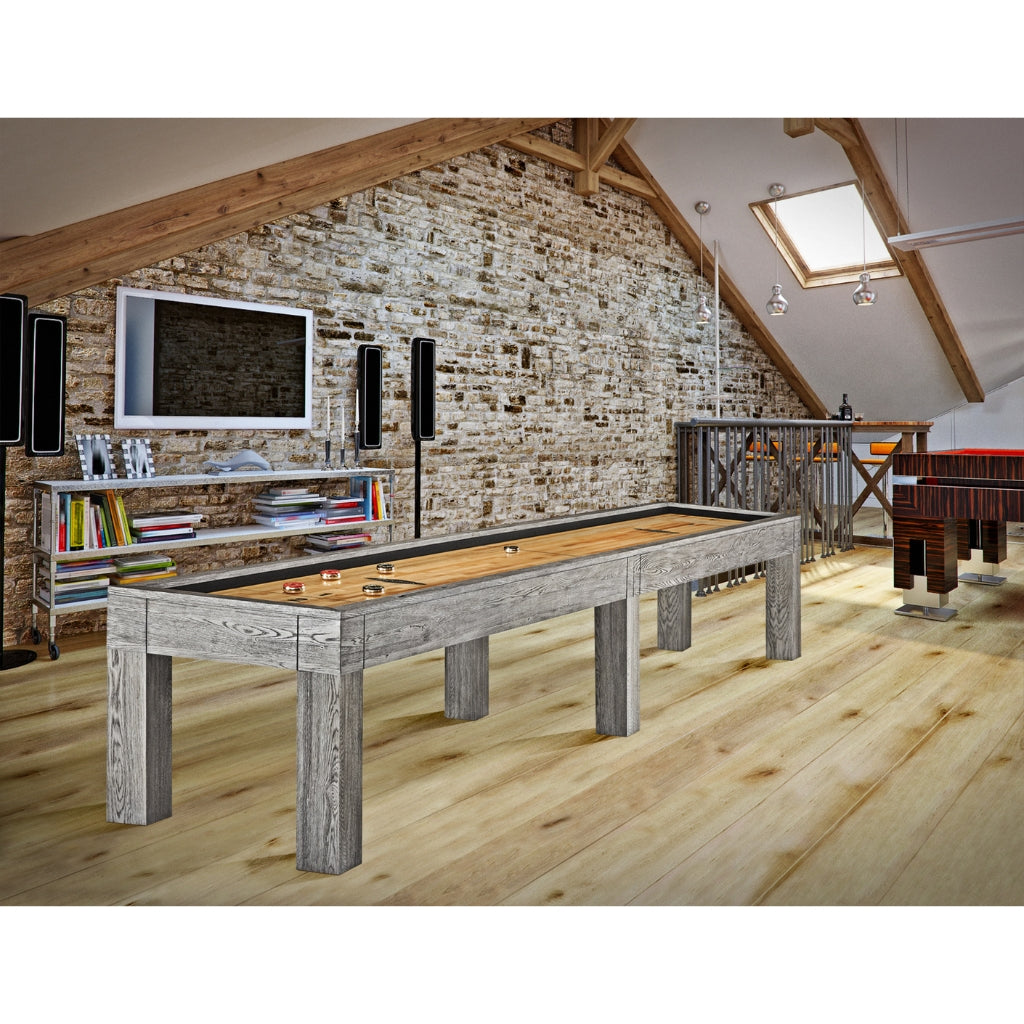 Brunswick Sanibel 14' Shuffleboard Table display - Game Room Spot