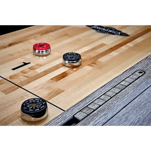 Brunswick Sanibel 14' Shuffleboard Table scorer - Game Room Spot