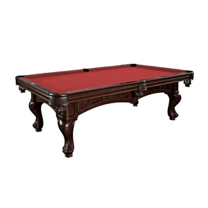 Brunswick Santini Pool Table in Cardinal Red - Game Room Spot