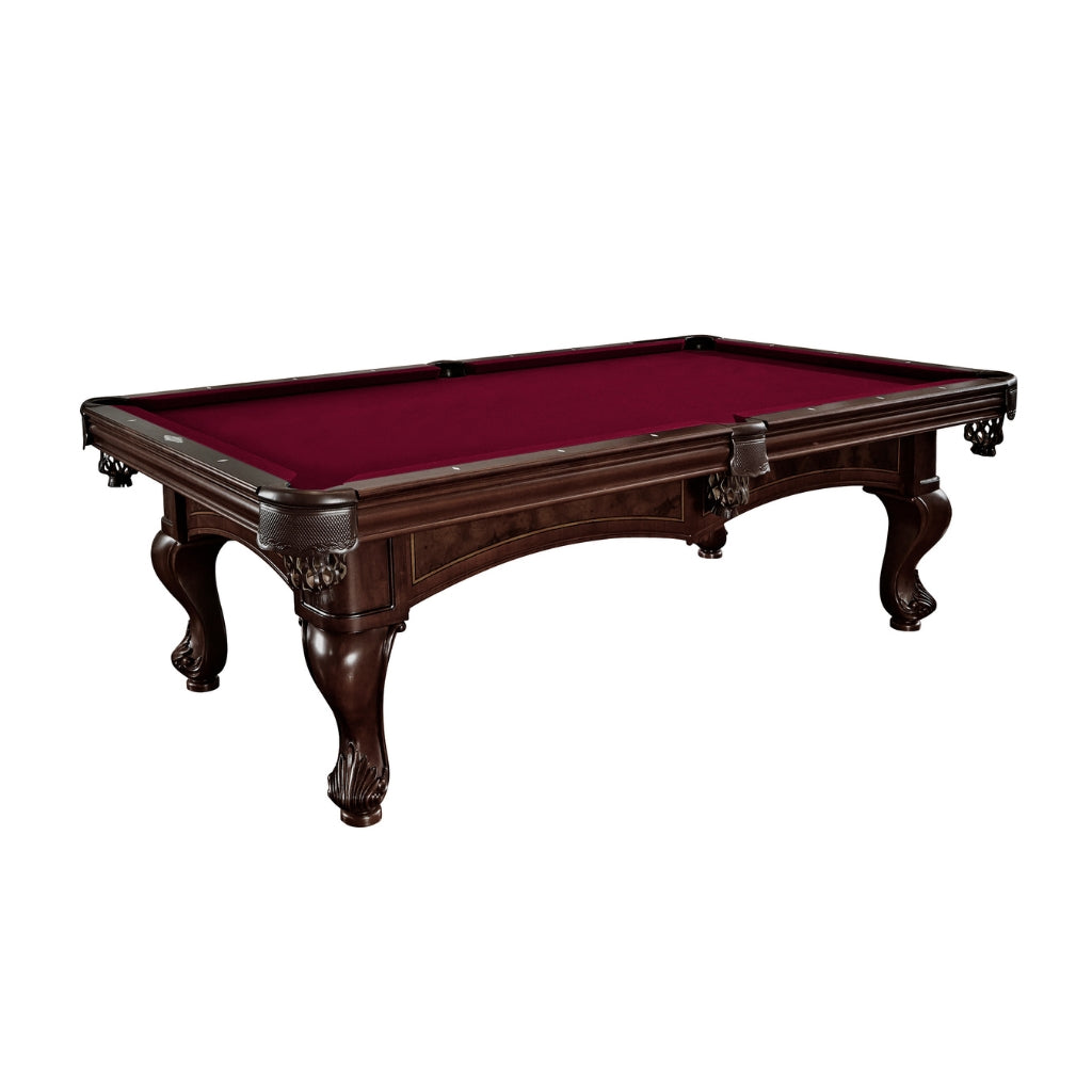 Brunswick Santini Pool Table in Merlot - Game Room Spot