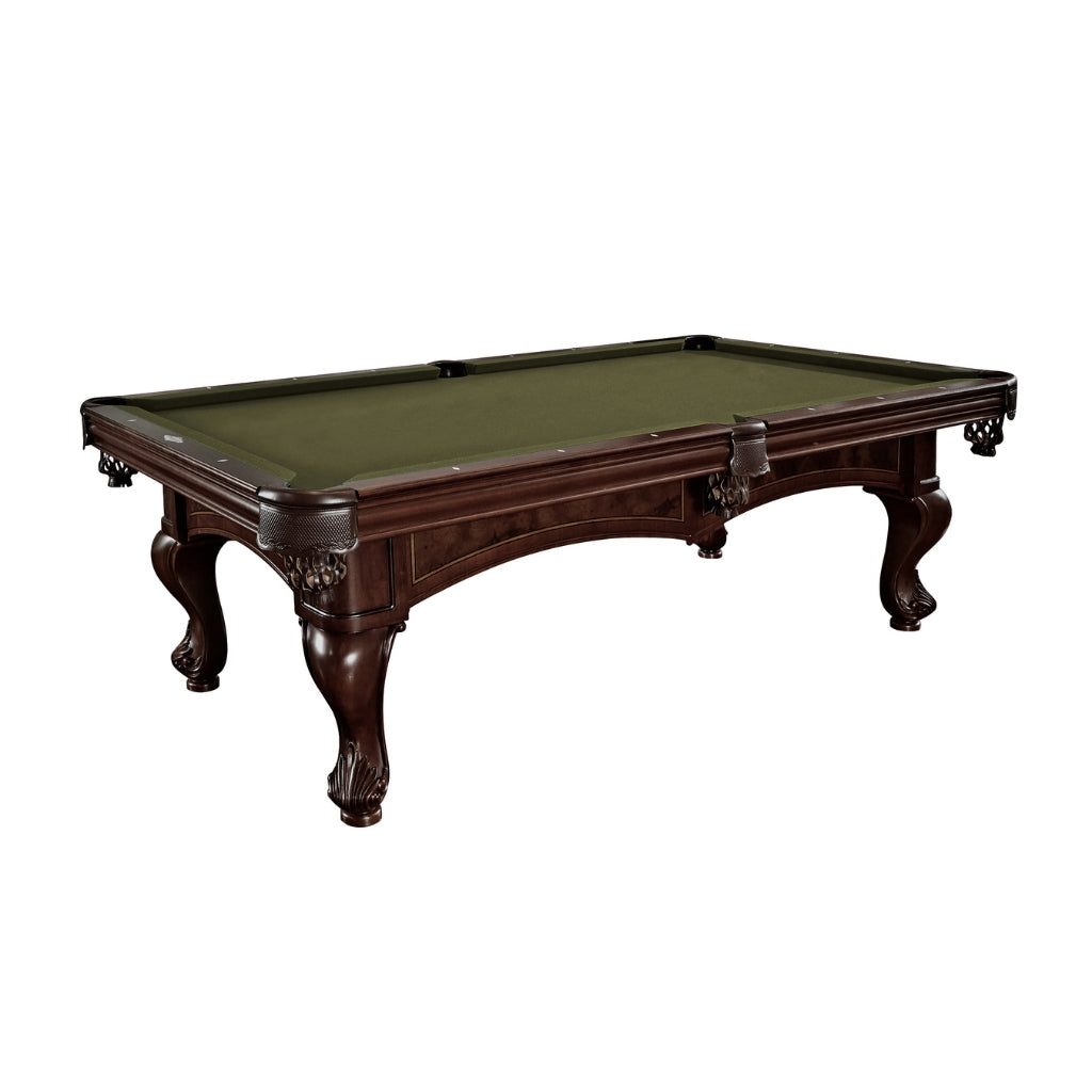Brunswick Santini Pool Table in Olive - Game Room Spot