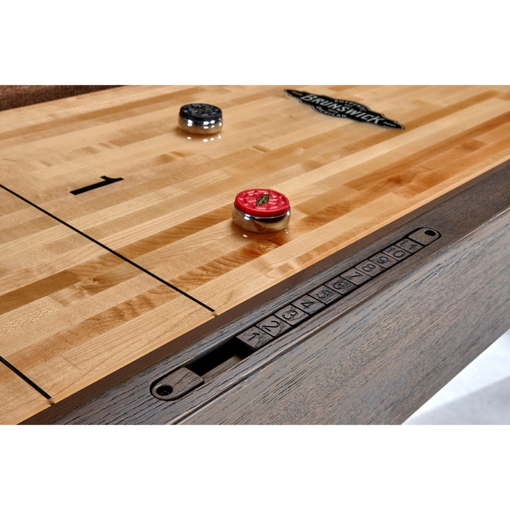 Brunswick Soho Shuffleboard Table scorer - Game Room Spot