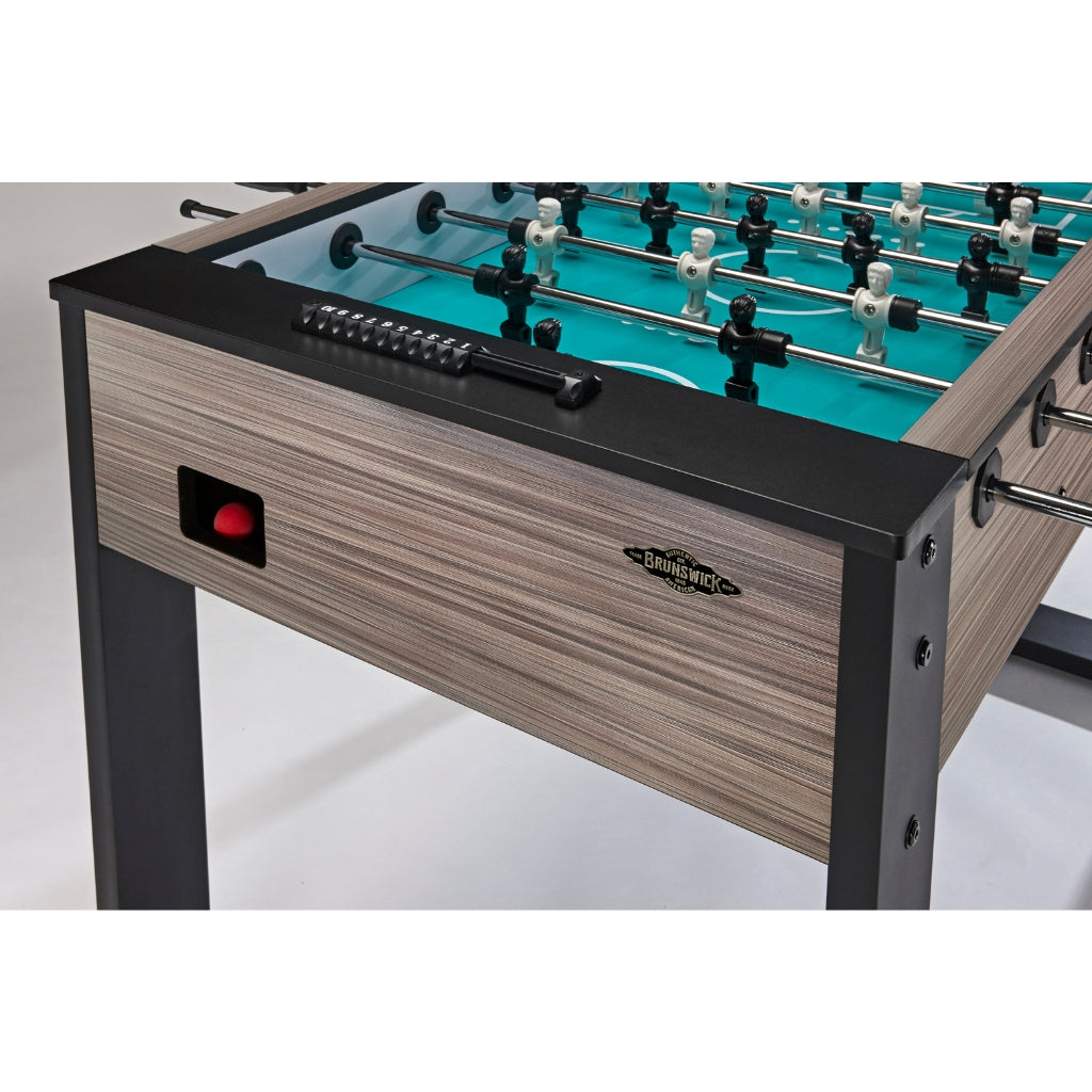 Brunswick Striker Foosball Table details - Game Room Spot