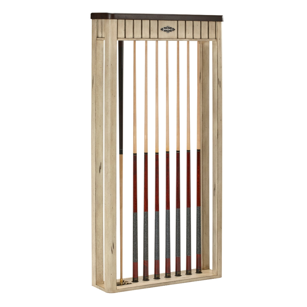 Brunswick The Henderson Cue Rack Walnut - Game Room Spot