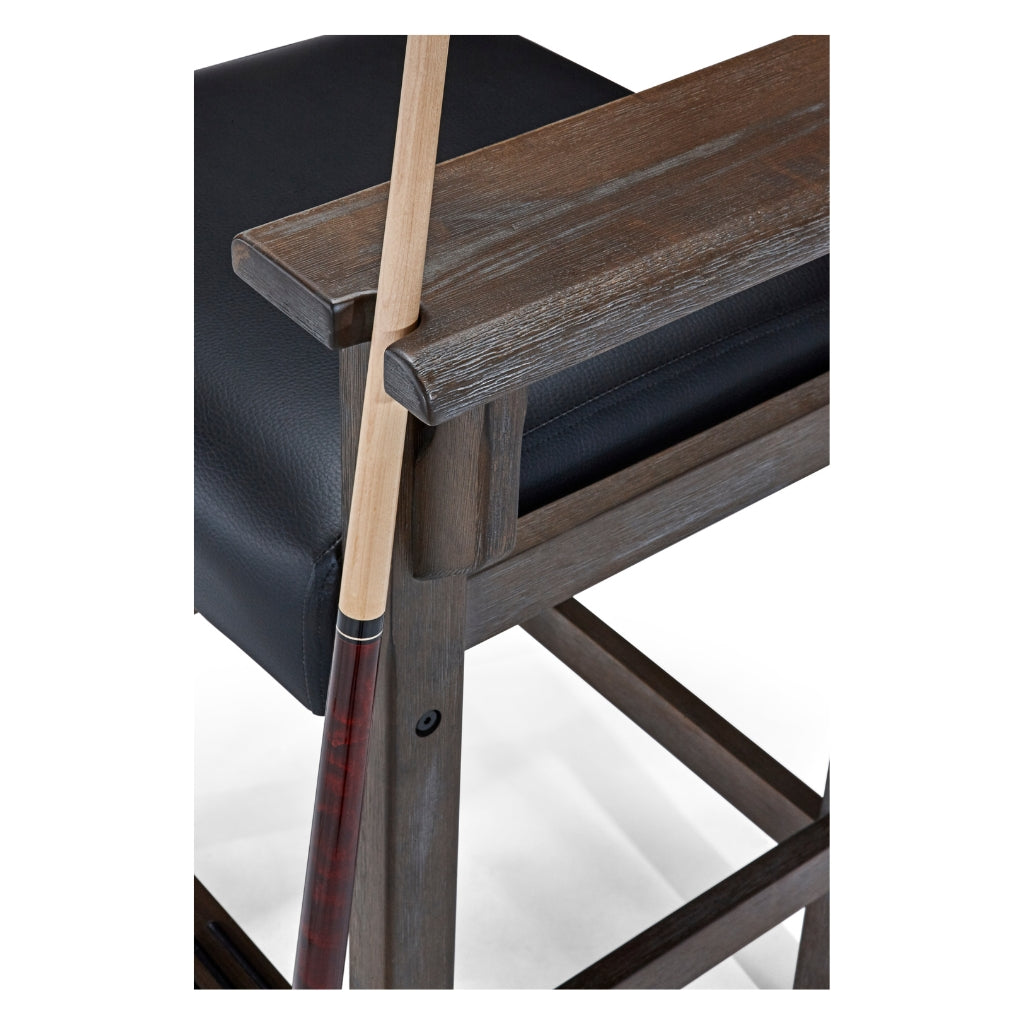 Brunswick Traditional Players Chair Nutmeg detail - Game Room Spot
