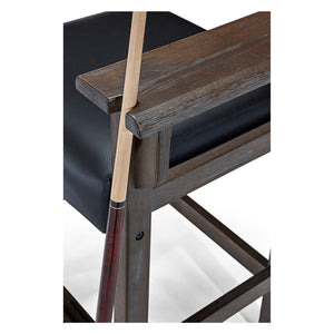 Brunswick Traditional Players Chair Nutmeg detail - Game Room Spot