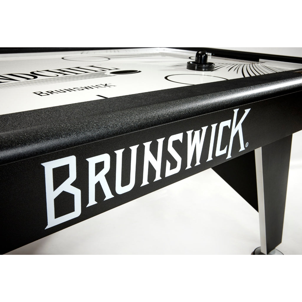 Brunswick WindChill Air Hockey Table Side View - Game Room Spot