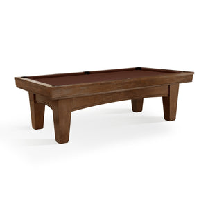 Brunswick Winfield 8' Pool Table in Chocolate Brown - Game Room Spot