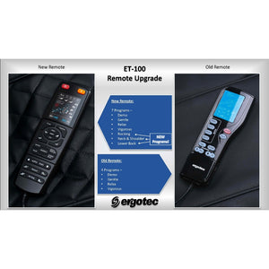 Ergotec ET-100 Mercury Massage Chair Remote - Game Room Spot