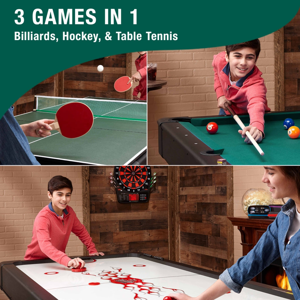 Fat Cat Original 3-in-1 Pockey Multi-Game Table Games - Game Room Spot