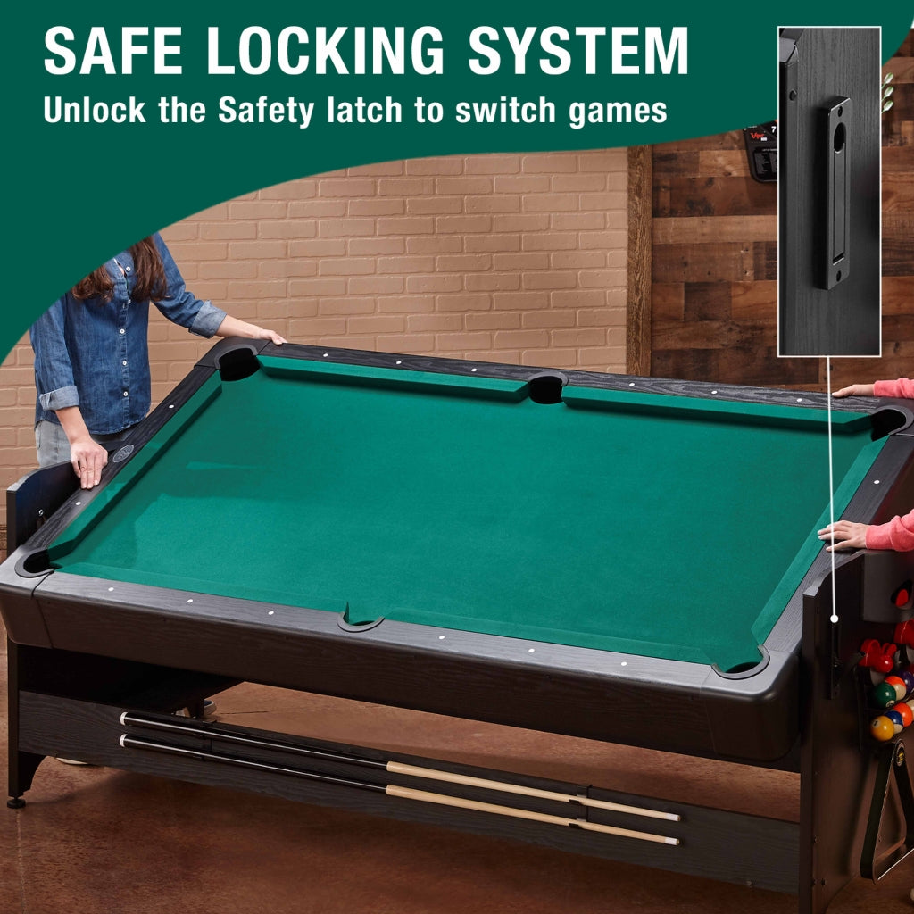 Fat Cat Original 3-in-1 Pockey Multi-Game Table Locks - Game Room Spot