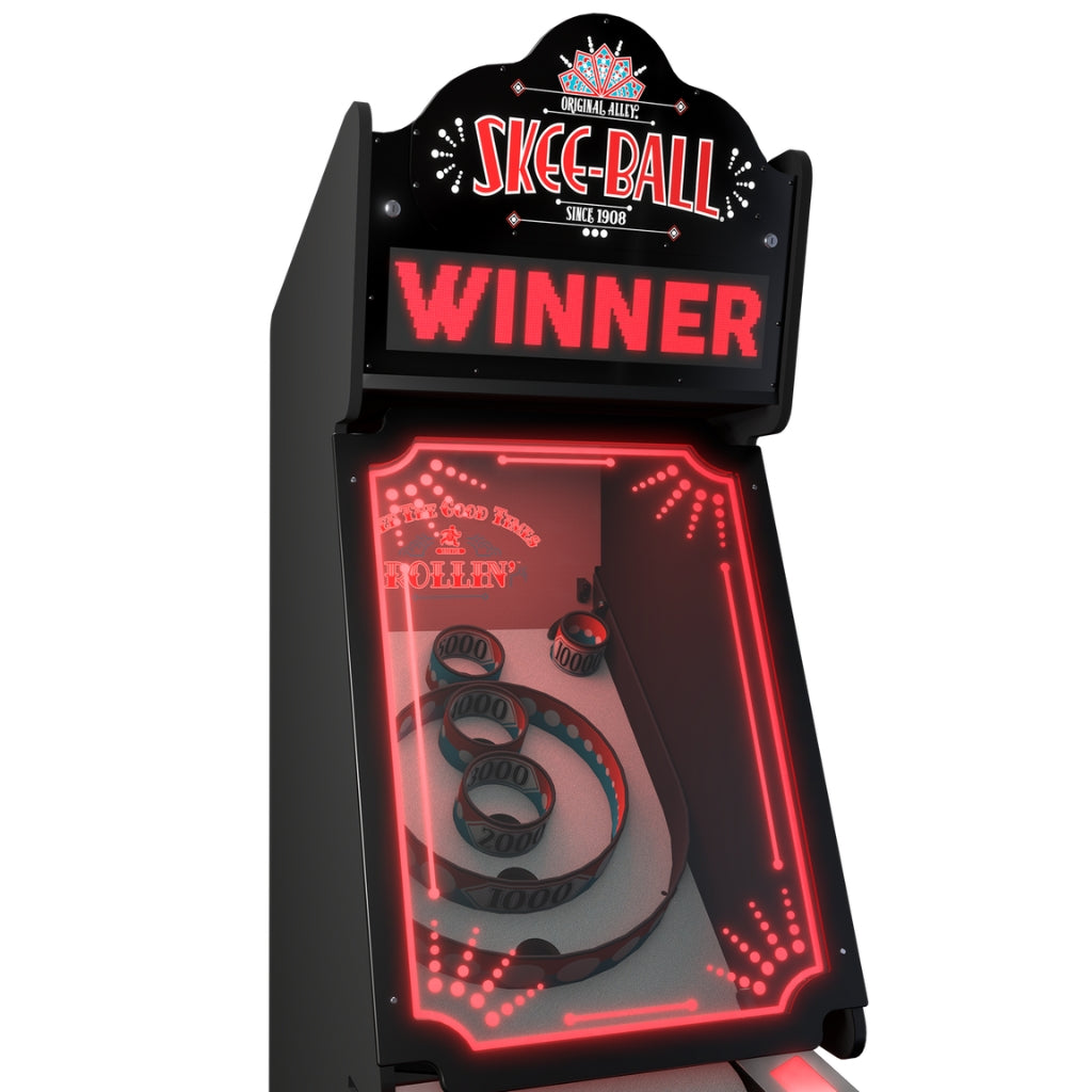 Skee-Ball Home Arcade Glow Alley Head - Game Room Spot