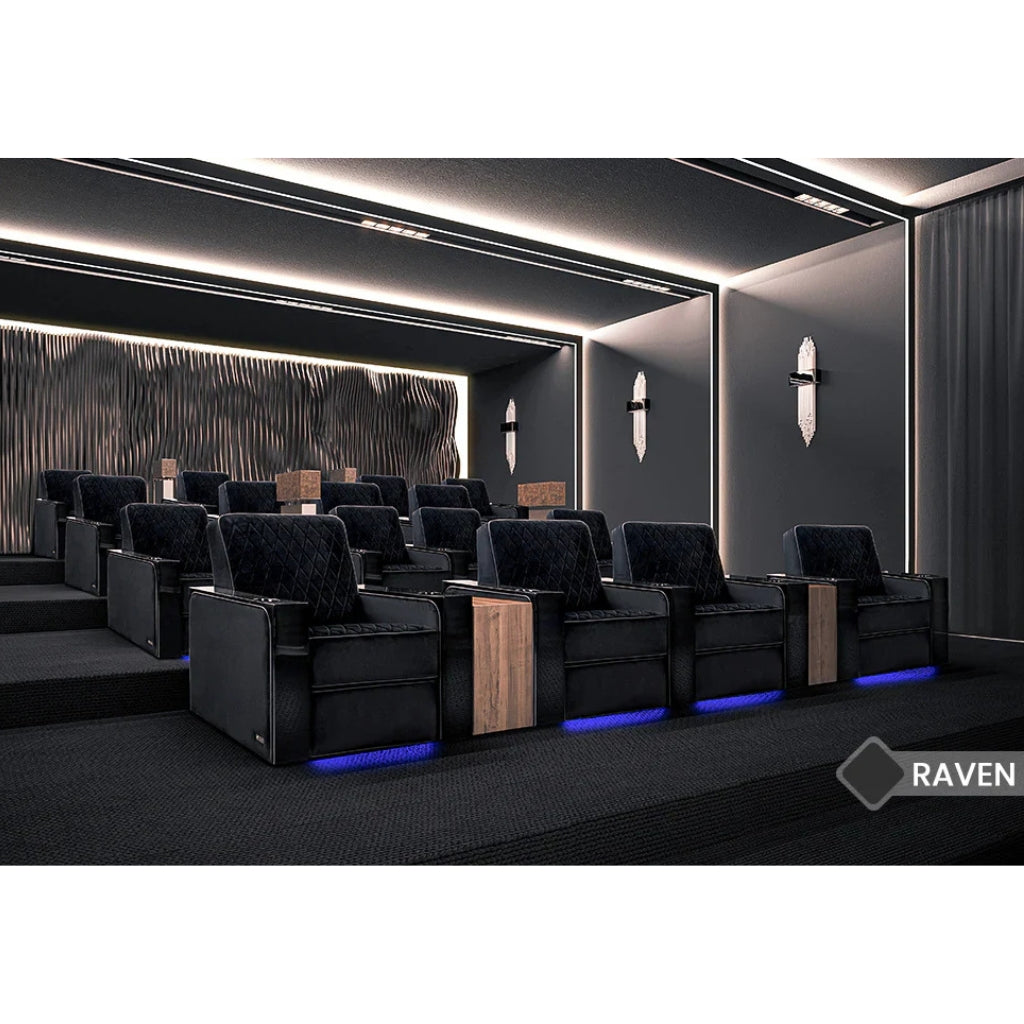 Valencia Naples Prestige Home Theater Seating Display - Game Room Spot