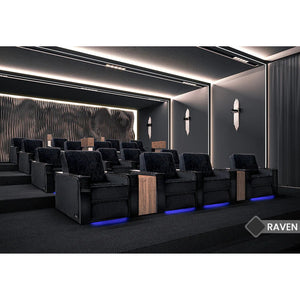 Valencia Naples Prestige Home Theater Seating Display - Game Room Spot