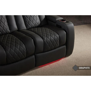 Valencia Tuscany Luxury Console Edition Home Theater Seating LED Lighting - Game Room Spot