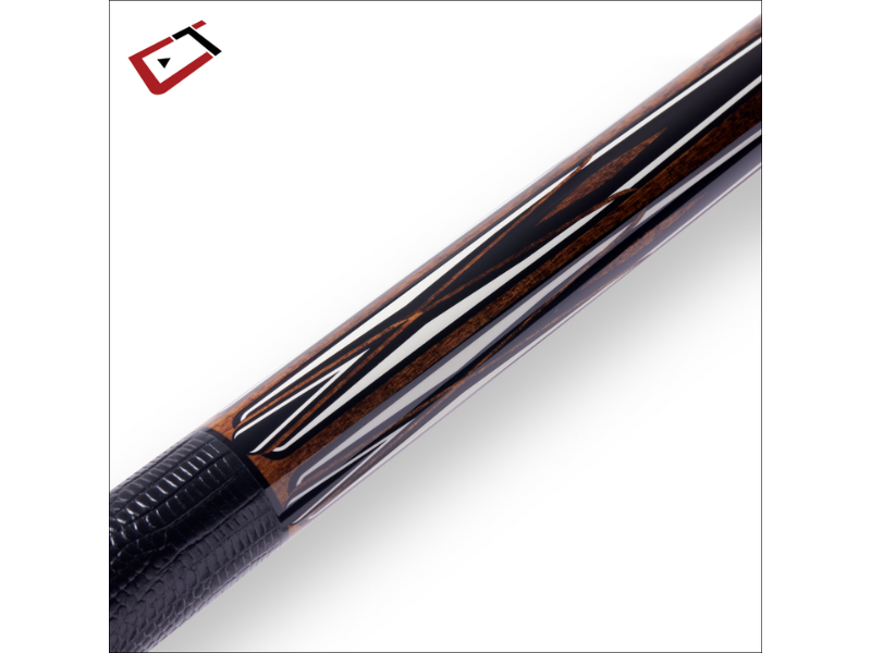 Cuetec AVID Proof Brown LTC Cue's Close-up View
