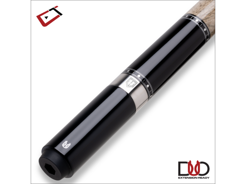 Cuetec Cynergy Truewood Sycamore I Cue's Duo Smart Extension