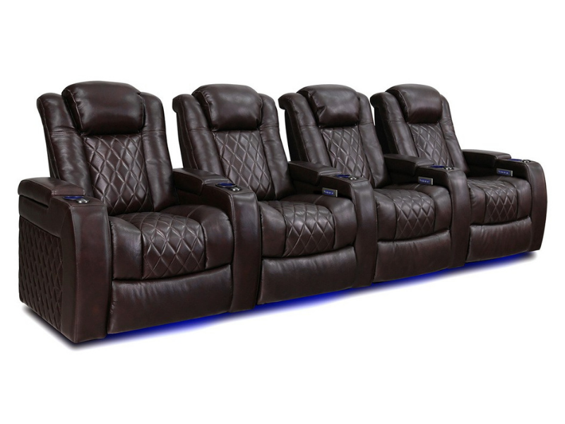 Valencia Tuscany Home Theater Seating Chocolate