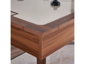 HB Home Mid-Century Modern Air Hockey Table's Corner