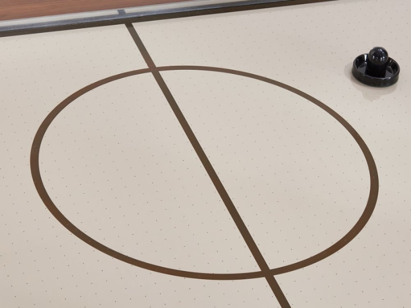 HB Home Mid-Century Modern Air Hockey Table's Playfield