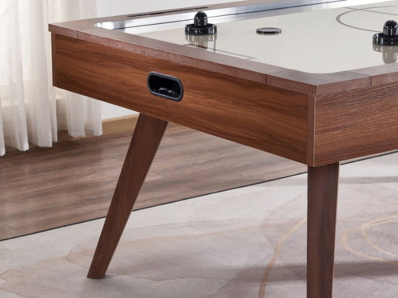 HB Home Mid-Century Modern Air Hockey Table' Side View