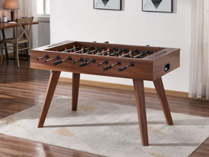 HB Home Mid-Century Modern Foosball Table on Display
