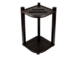 Imperial Double Thick Corner Cue Rack in Espresso