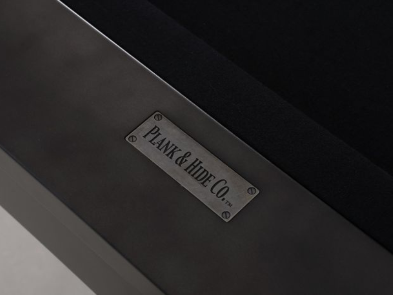 Plank & Hide Jaxx 8 Foot Pool Table's Logo View