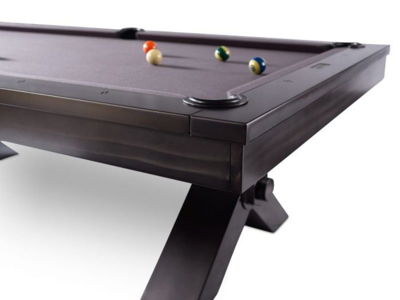 Plank & Hide Vox 8 Foot Pool Table's Corner View