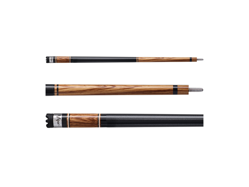 Viper Naturals Zebrawood Billiard/Pool Cue Stick