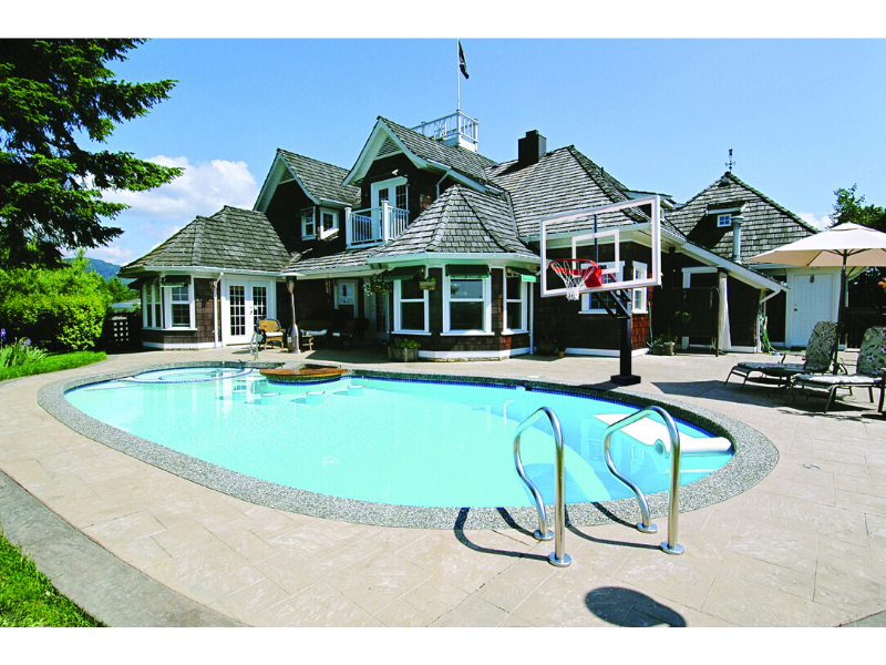First Team HydroChamp Poolside Basketball Goal