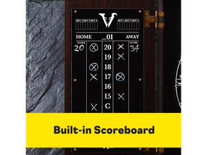 Viper Vault Deluxe Dartboard Cabinet with Pro Score
