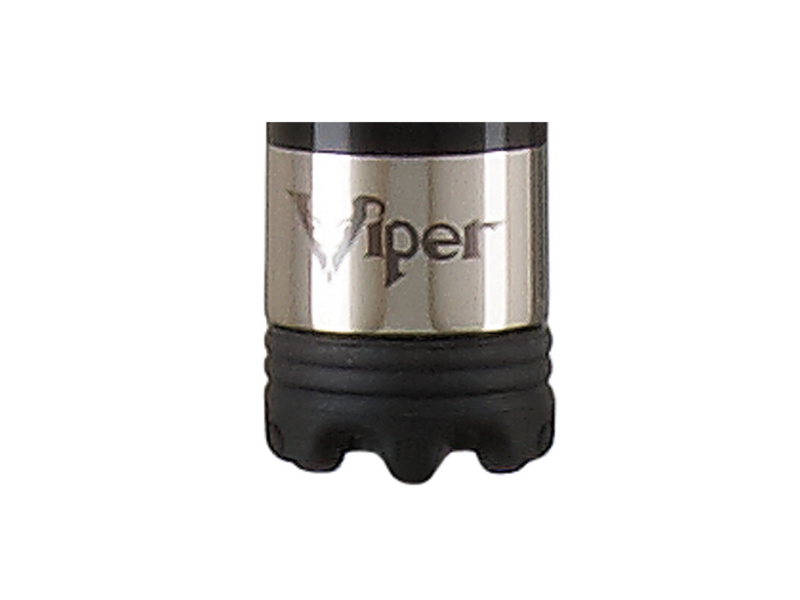 Viper Sinister Black and White Wrap with Brown Stain Billiard/Pool Cue Stick