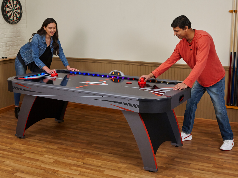 Fat Cat Volt LED Illuminated 7' Air Hockey Table