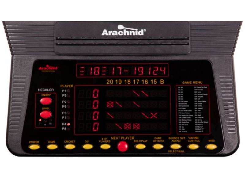 Arachnid Cricket Pro 800 Electronic Dartboard' Scorer