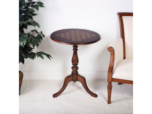 Butler Specialty Company Colbert 22" Round Pedestal Game Table on Display