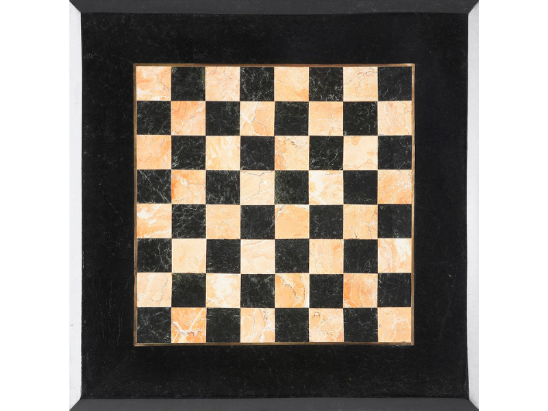 Butler Specialty Company Frankie Fossil Stone Game Table's Top View