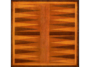 Butler Specialty Company Bannockburn Olive Ash Game Table's backgammon Side