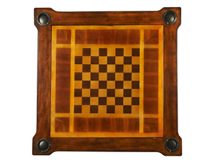 Butler Specialty Company Vincent Antique Cherry Multi-Game Card Table's Chess/Checkers Side