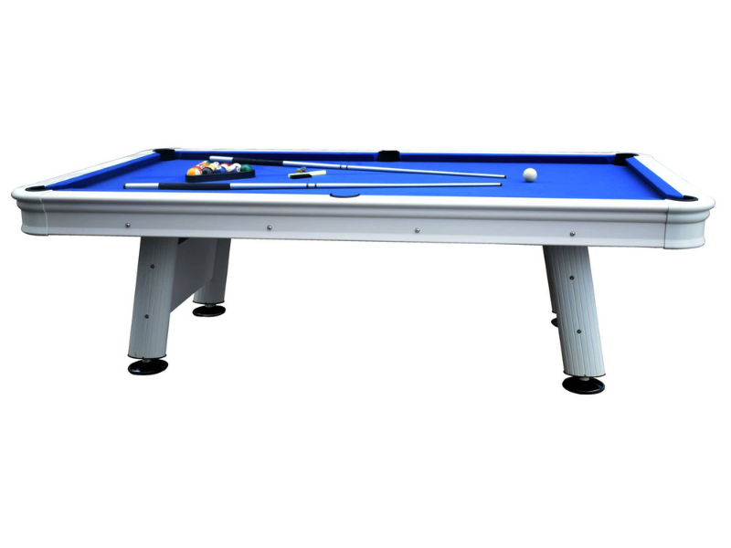 Hathaway Alpine 8 Foot Outdoor Pool Table's Side View