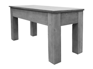 Imperial 36" Unpadded Bench's Corner View