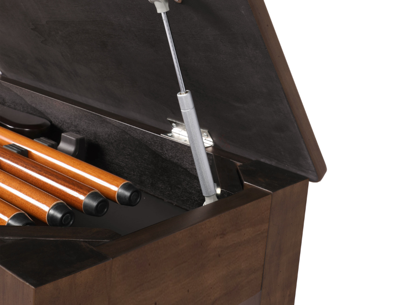 Imperial 76" Unpadded Storage Bench's Close-up View