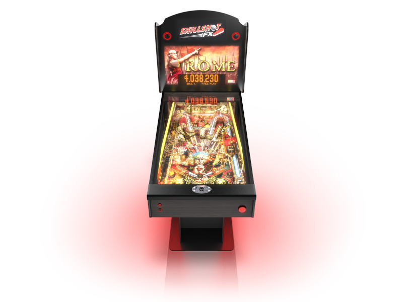 Skillshot FX 55" Display Digital Pinball Machine's Front View