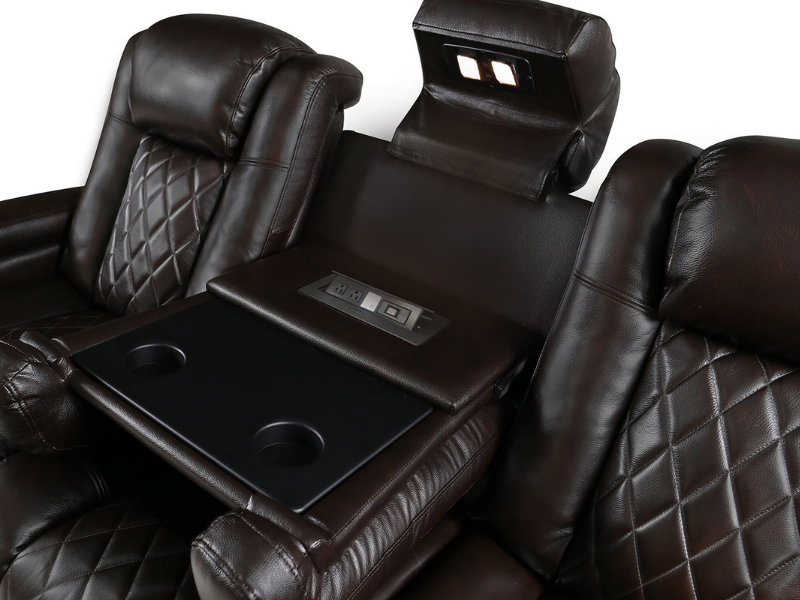 Valencia Tuscany Console Home Theater Seating's Close-up View